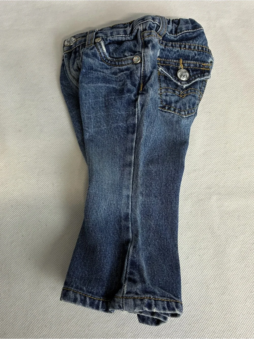 Y2K Levi’s Denim Jeans 12 Months Infant Classic Elastic Back Flaw